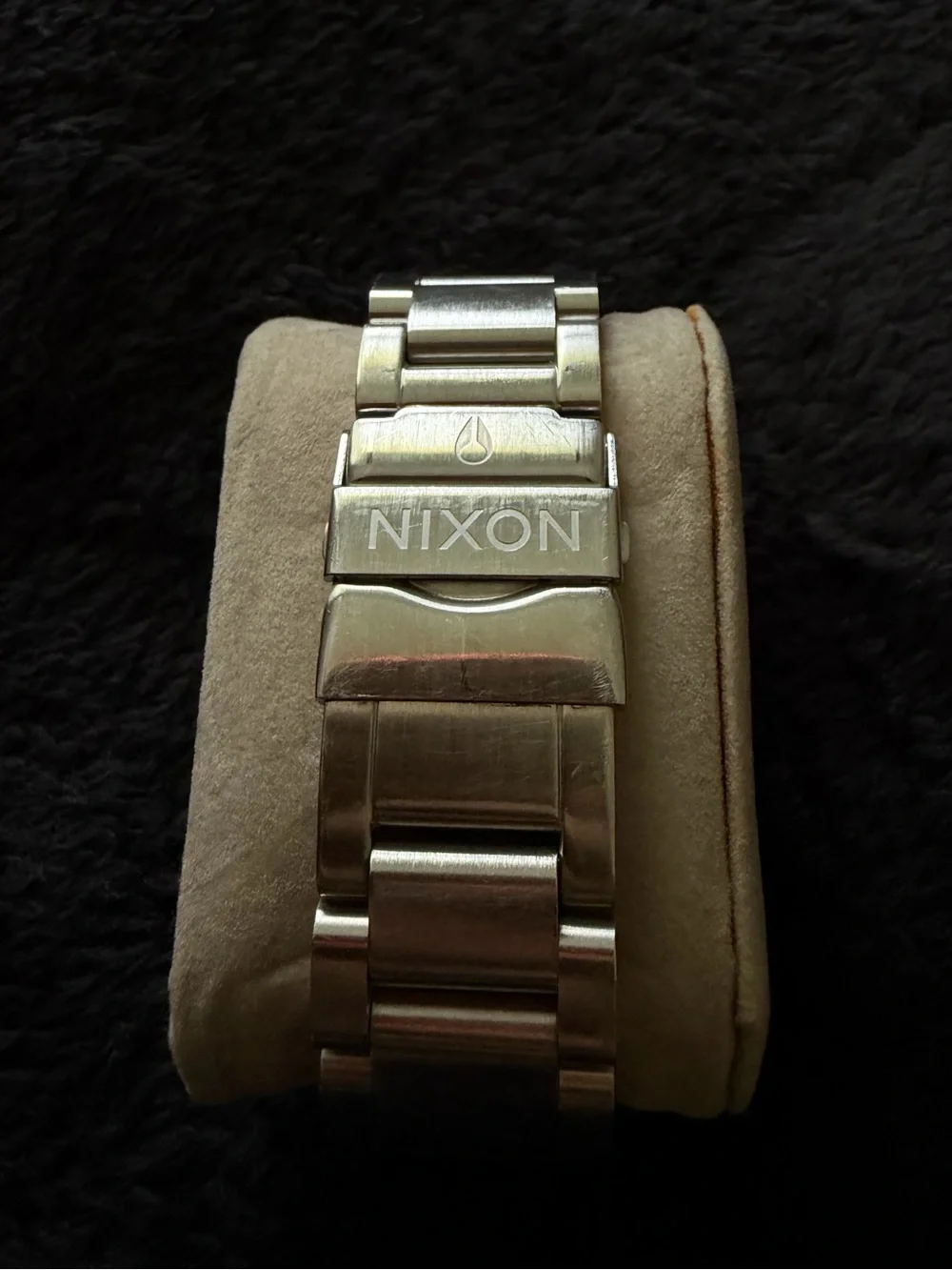 Nixon - 42-20 Silver Watch with Rose Gold Crystals (Needs Battery)